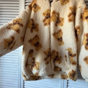 Streetwear Society Cream Sherpa Jacket